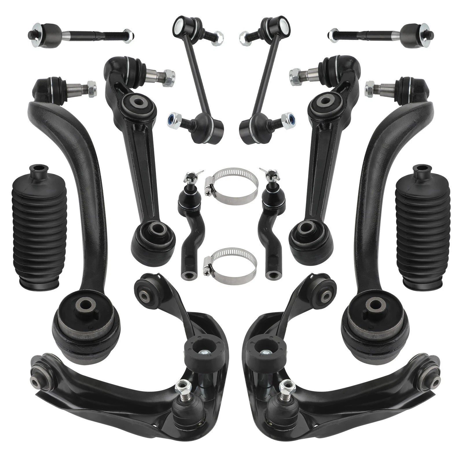 14x Control Arms for Ford Fusion (2010–2012) - Upper & Lower Forward Rearward