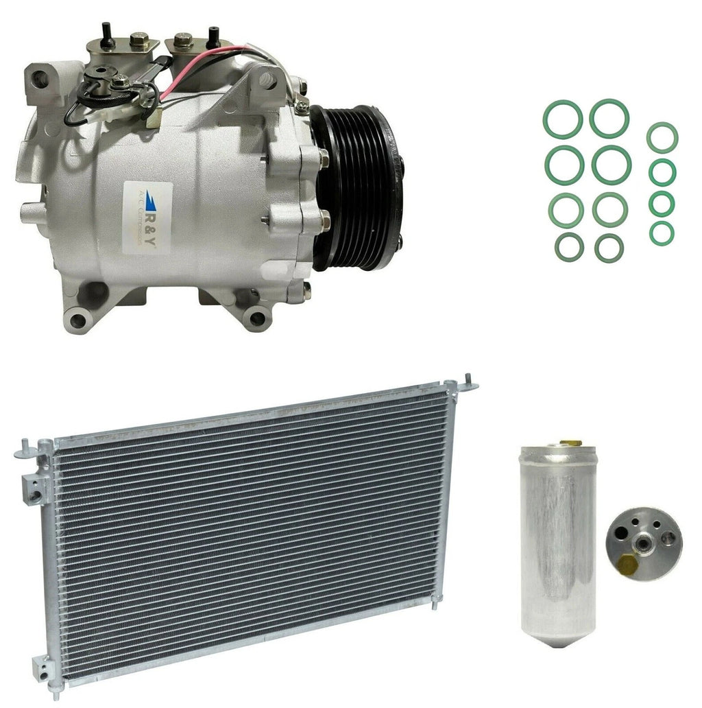 AC Compressor Kit With Condenser for Honda Civic 2.0L (2003–2005)