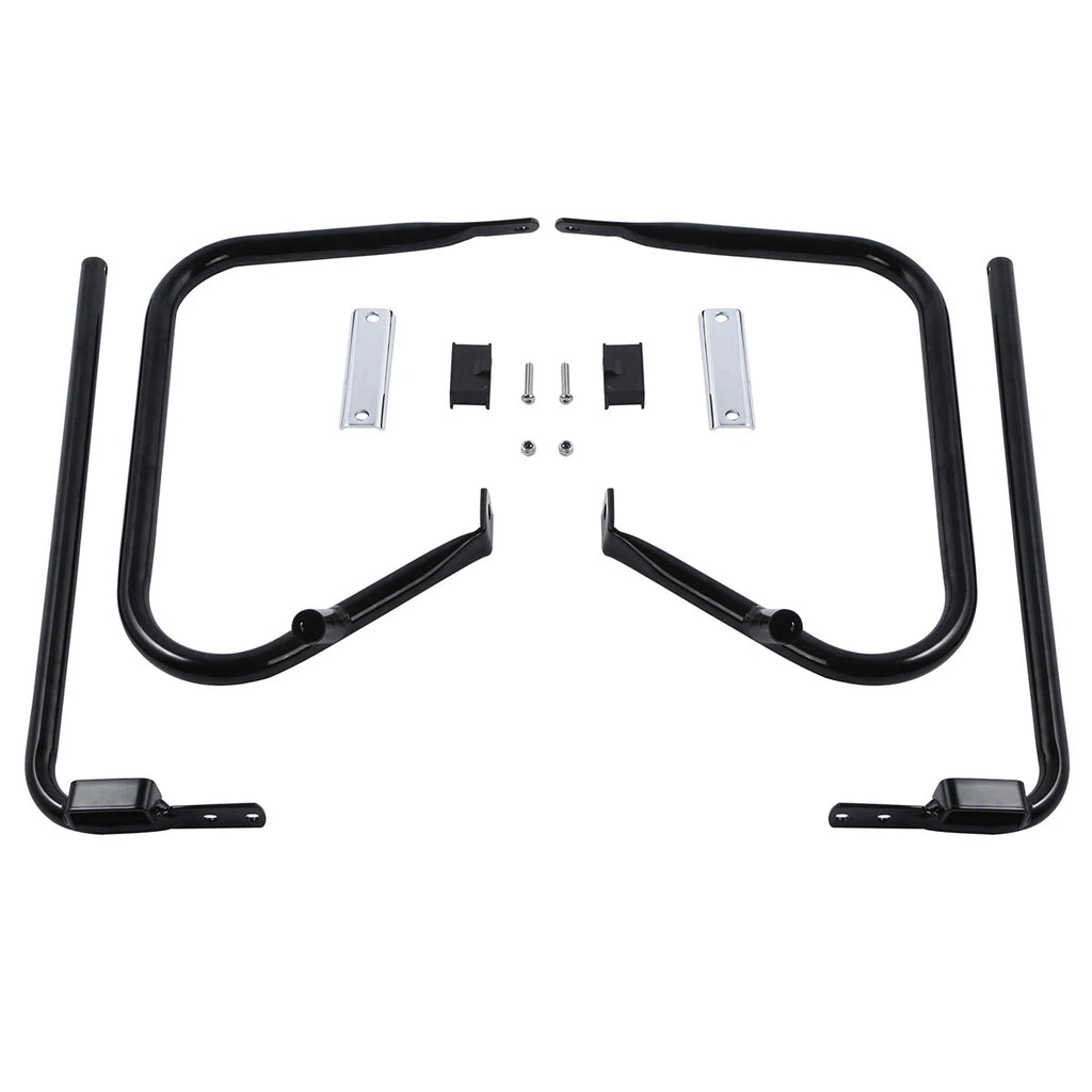 Rear Saddlebags Guard Bar Bracket for Harley Touring Road King Glide (1997–2008)