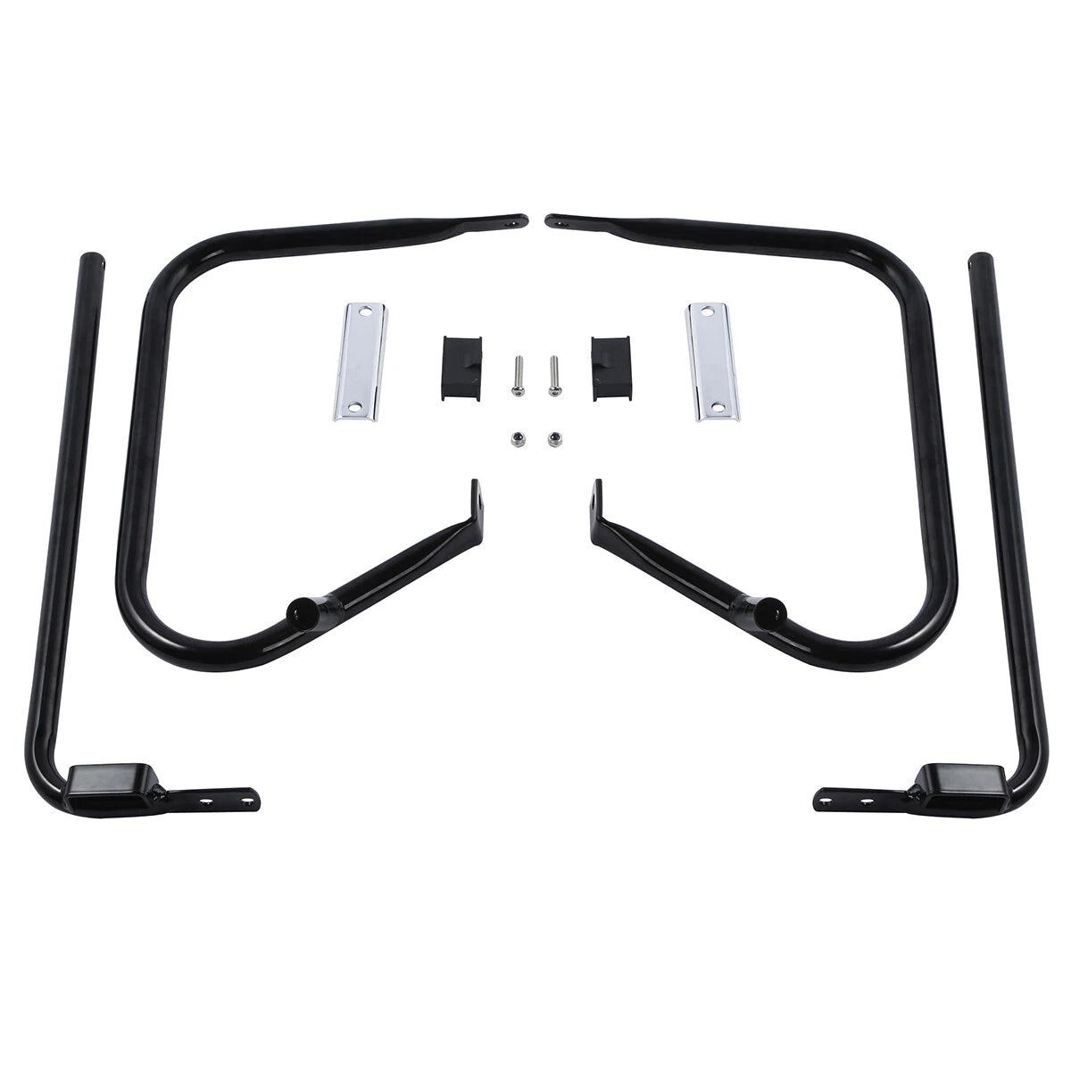 Rear Saddlebags Guard Bar Bracket for Harley Touring Road King Glide (1997–2008)