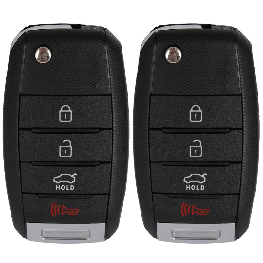 2 Keyless Entry Remote Control Key Fob for Kia Rio (2014–2017)