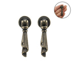 2X Antique Bronze Door Pull Handle for Cabinet Drawer Furniture