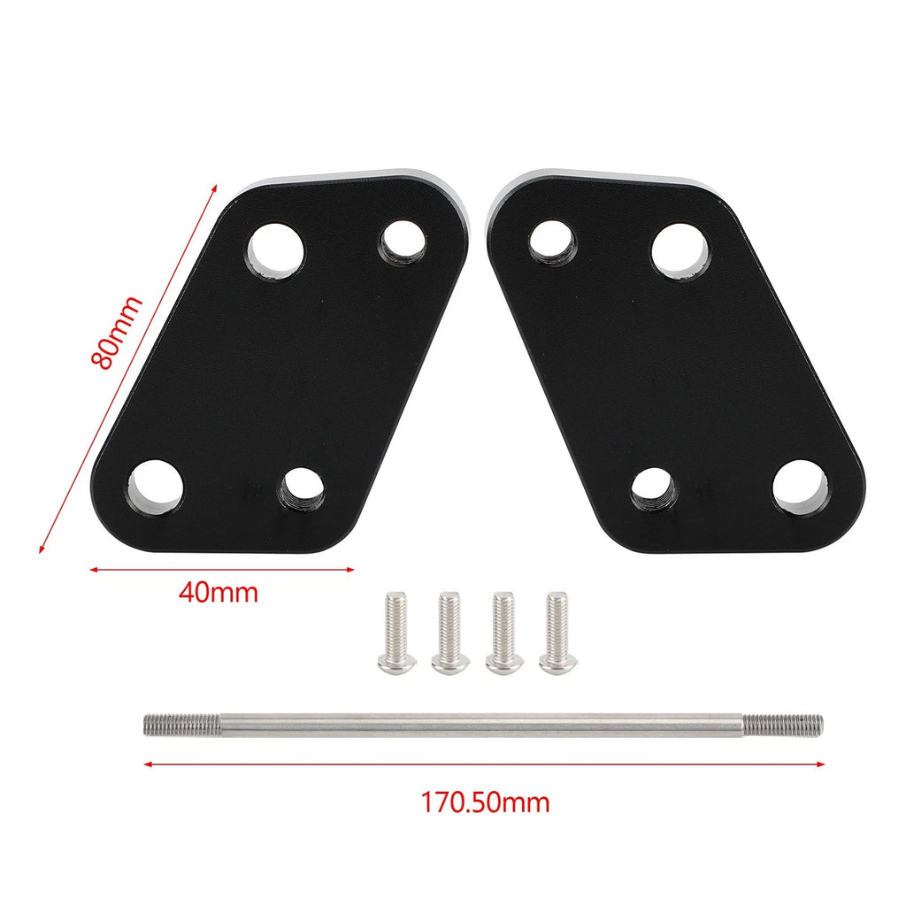 Rearset Footrests Base Plate for Suzuki Gixxer 250 SF (2020–2022)