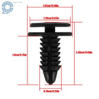 100Pcs Clip Fasteners for Chrysler Dodge Ram Pickup