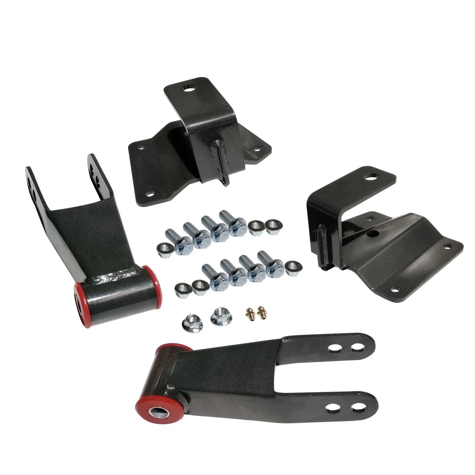 4" Drop Kit Rear Shackles & Hangers for Chevy Silverado 1500 GMC Sierra 1500 (1999–2006)