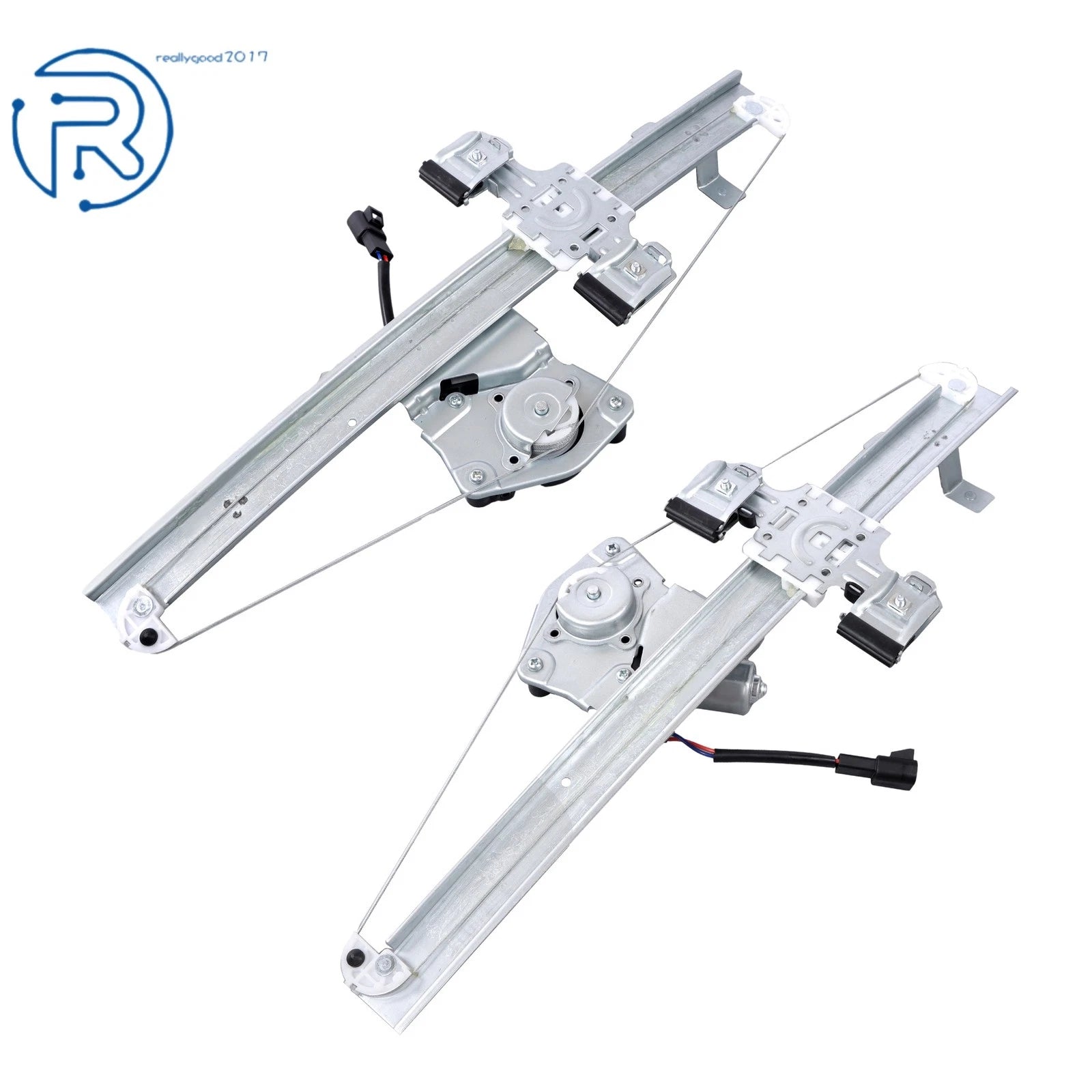Set of 2 Window Regulators with Motor for GMC Sierra 1500/2500/3500 HD 
