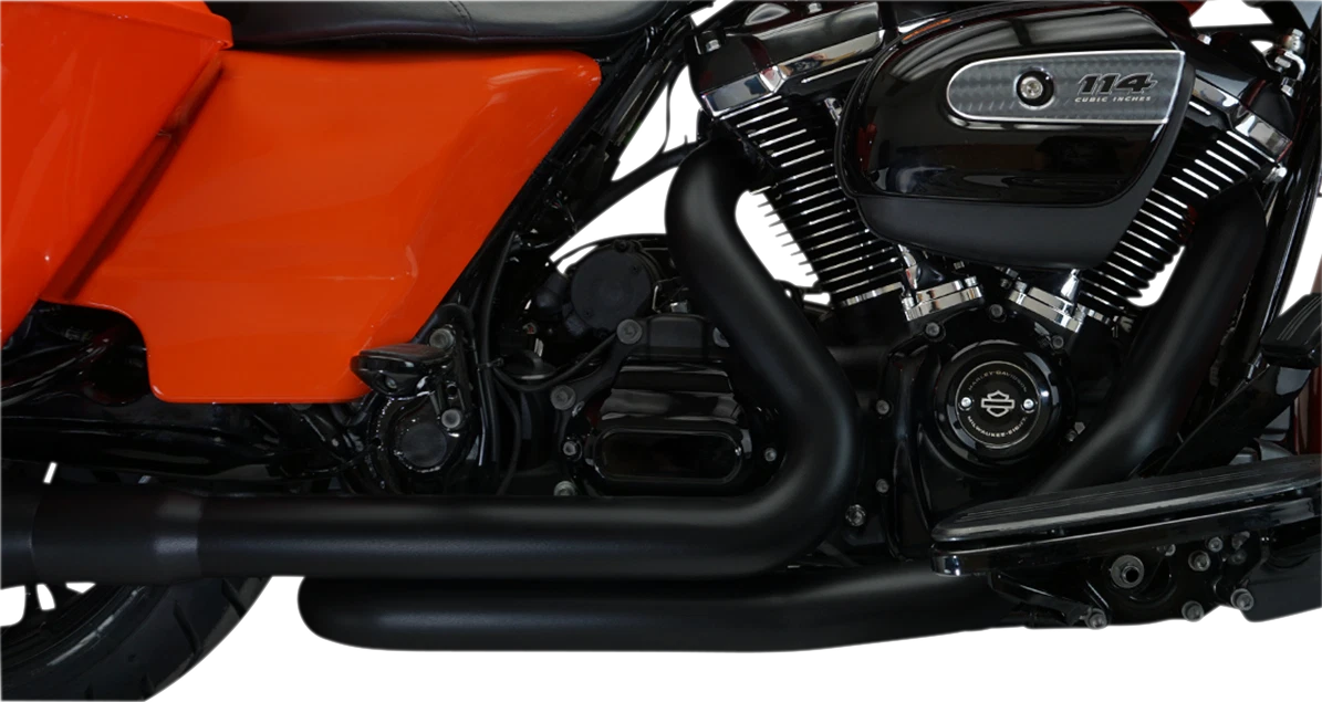 Aggressor 2-into-2 Crossover Headers for M8 (2009–2020) - Black