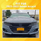 Front Grille Chrome Delete Blackout Vinyl Trim for Honda Accord (2021–2022)