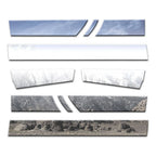 10pc 5 1/2" Rocker Panels for 04-15 Nissan Titan King Cab w/o Tool Box or Guards