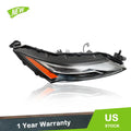 LED Daytime Running Light for Nissan Rogue (2021–2023) Black Right Side
