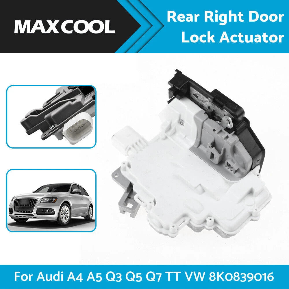 Rear Left Door Lock Actuator for Audi A4 A5 Q5 RS4 RS5 (2008–2016) 8K0839015