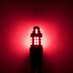 Red 40-SMD Flash Blinking Strobe LED Brake Tail Light for Parking Bulbs (-)