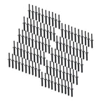 100Pc 1/4" Hole Flare Bumper Rivet Clips for Chrysler Jeep (2007-2018)