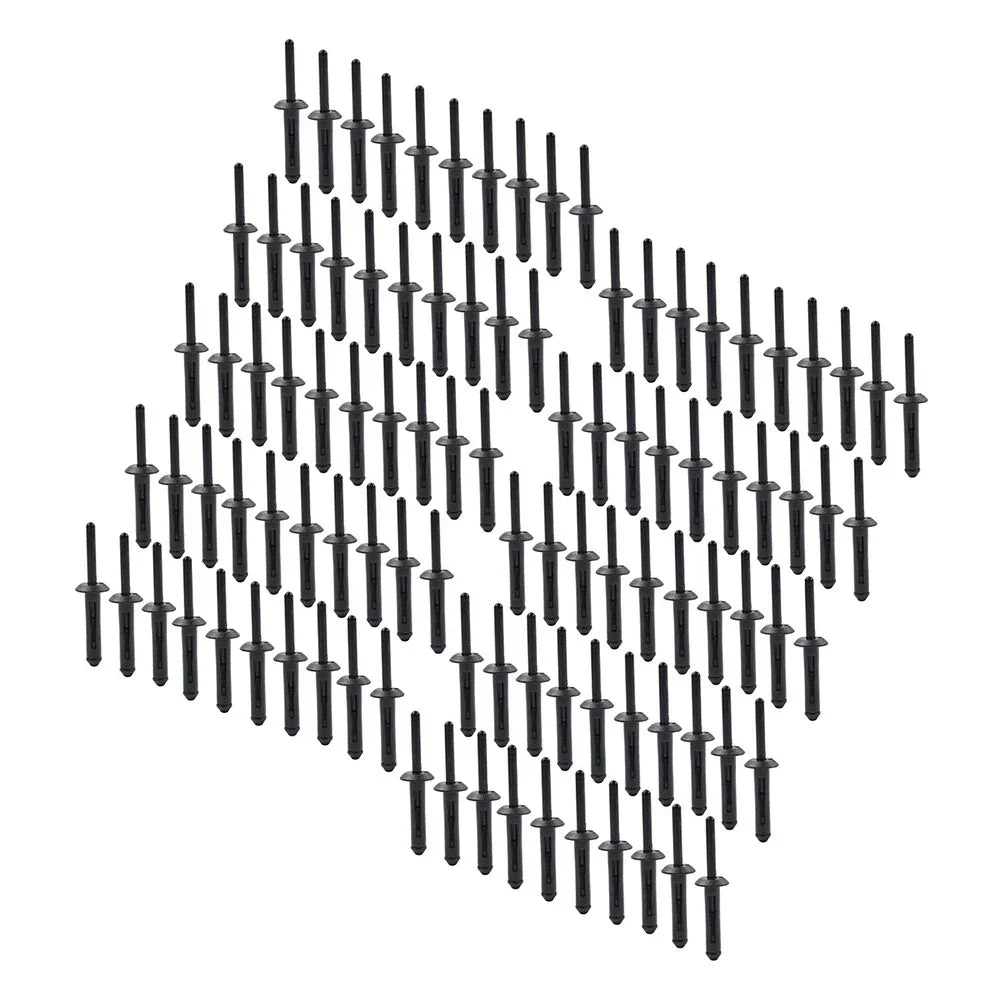 100Pc 1/4" Hole Flare Bumper Rivet Clips for Chrysler Jeep (2007-2018)