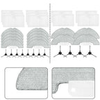 Airzeen R7 J10 Parts Kit for Laresar P10 Vacuum (Filter, Mop, Side Brush)