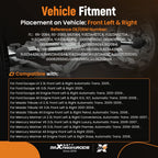 2 Front Automatic Trans CV Axles for Ford Escape (2001–2004)