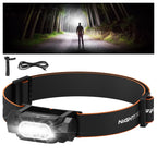 Rechargeable LED Headlight for Camping (2000Lm, Waterproof)