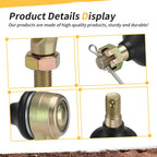 LH + RH Tie Rod End Kit for Polaris RZR 170 (2009–2021) 0454599 0454600
