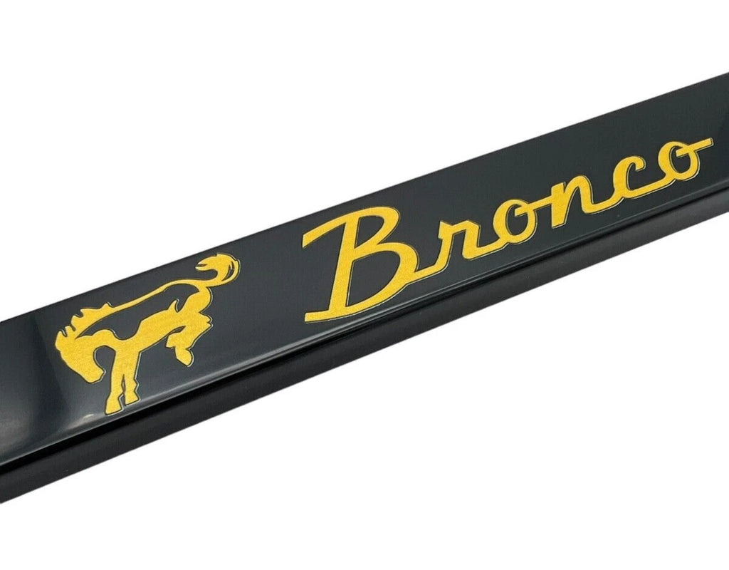 License Plate Frame w Notched Design for Ford Bronco (2021–2026)