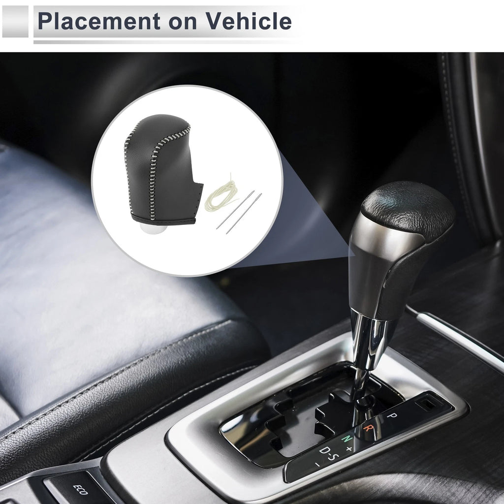 1 Pc Gear Shift Knob Cover for Mazda CX-30 (2020–2021) Black Beige