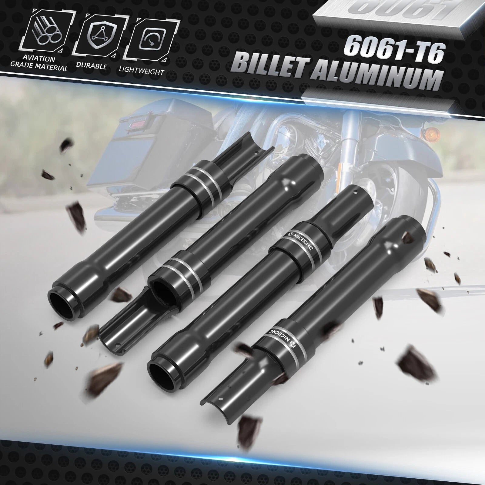 Pushrod Cover Kit for Harley Fat Boy FLFB 107 (2018–2020), FLFBS 114 (2018–2024)