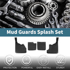 Set of 2 Mud Flaps Splash Guards for Toyota Land Cruiser FJ70/LC79