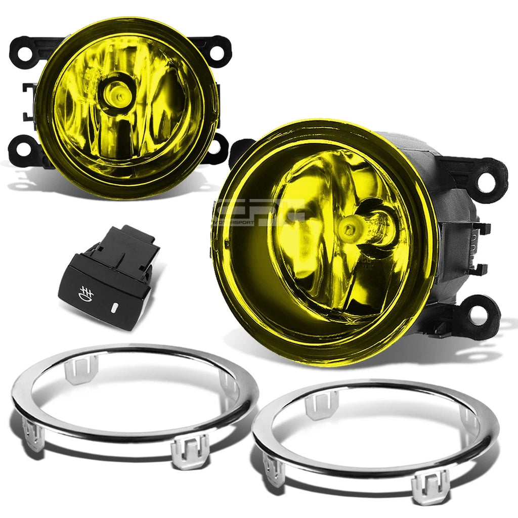 Fog Light Lamp + Switch for Honda Pilot (2012–2015) YF3/YF4 Yellow Lens