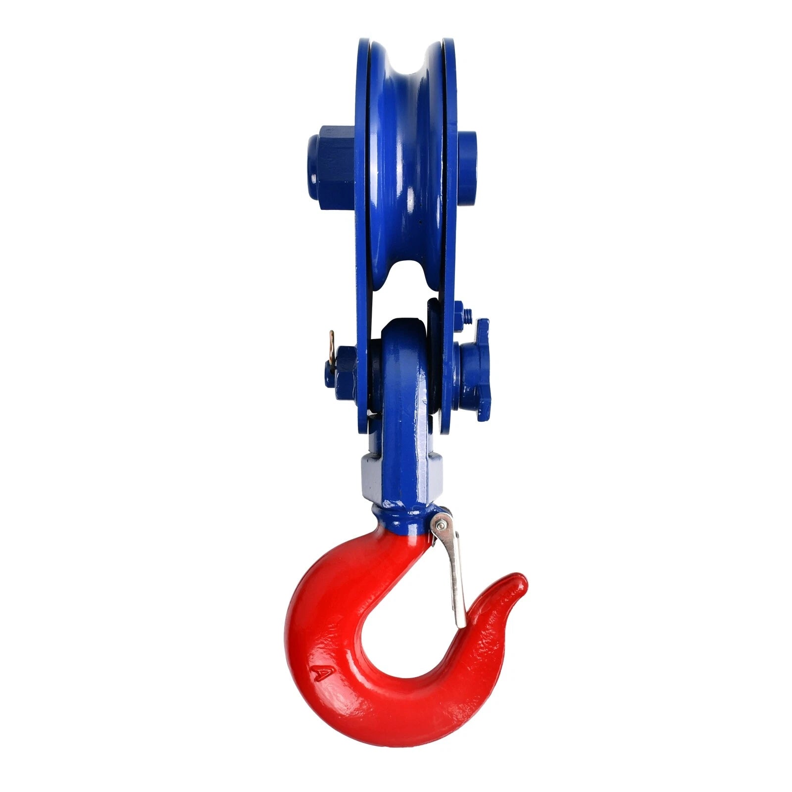 8 Ton Snatch Block with Hook for Roll Back Wrecker Flatbed Tow (3/4" Wire Rope)
