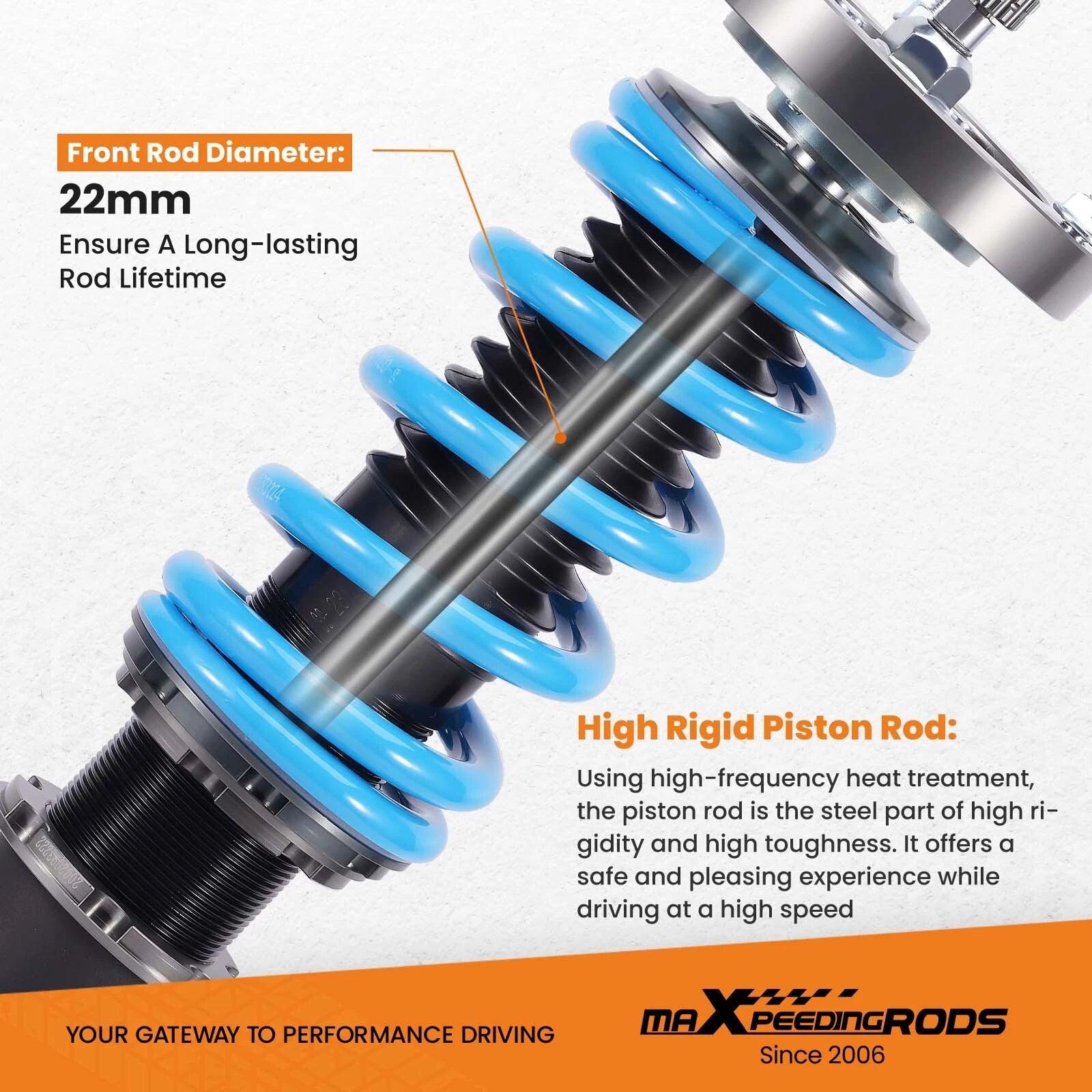 Adjustable Coilovers for BMW 3-Series E90 E92 RWD (2004–2013)