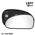 Left Side Mirror Glass Replacement for Hyundai Sonata (1999–2005)