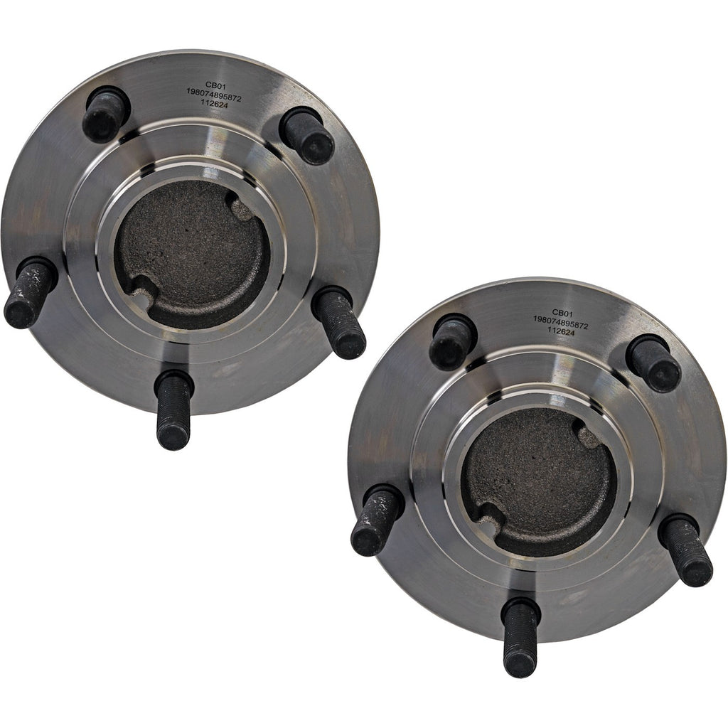 Set of 2 Wheel Hubs for Coupe (Rear Driver & Passenger Side)