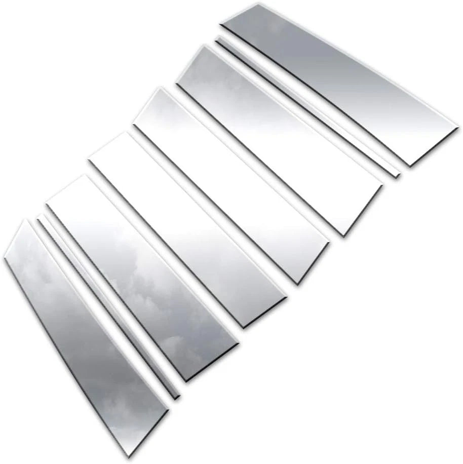 Luxury FX Polished Pillar Post Trim Set for 2021–2023 Chevy Tahoe (8pc)
