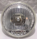 Crystal Headlights Pair with Amber LED Marker for Vehicle (2009–2017)