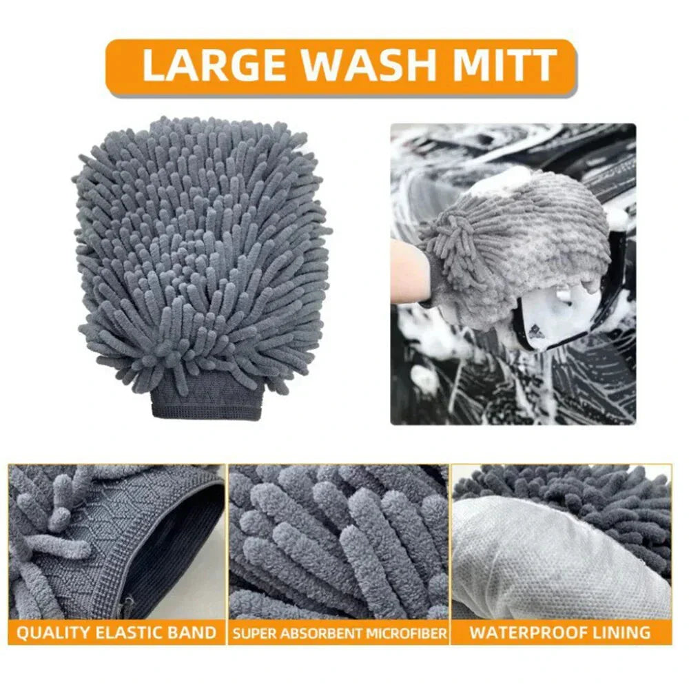 10Pcs Car Cleaning Tool Kit for Car Wash & Detailing Brushes