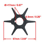 Water Pump Impeller for Suzuki Outboard 35 40 50hp (Year Range Not Specified)
