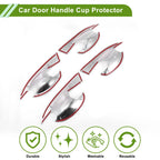 Set of 4 Chrome Door Handle Cup Protectors for Mazda CX-30 (2020)