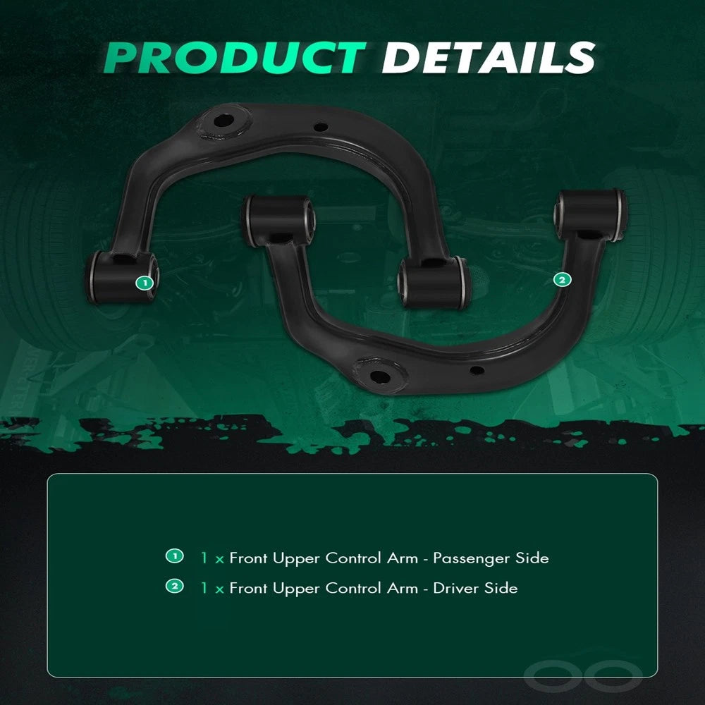 2X Front Upper Control Arm for Toyota 4Runner Tacoma 4WD (1996–2002)