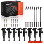 Set of 8 Ignition Coils & 16 Iridium Spark Plugs for Chrysler