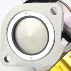 Universal Gold Type-FV 2-Bolt Blow Off Valve + 2.5" Dual Port Flange Adapter