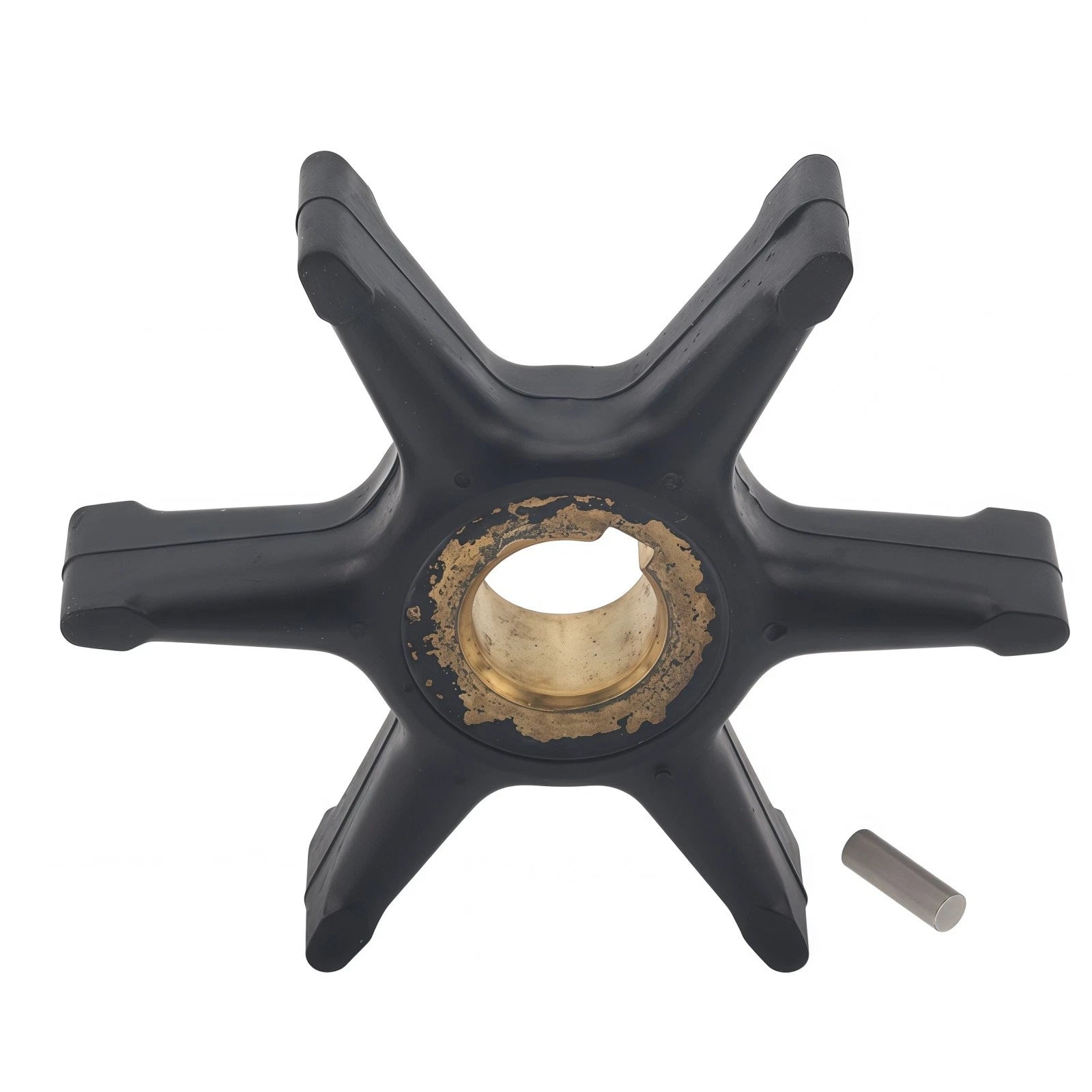 Water Pump Impeller & Pin for Evinrude Johnson Outboard (10-25 HP)