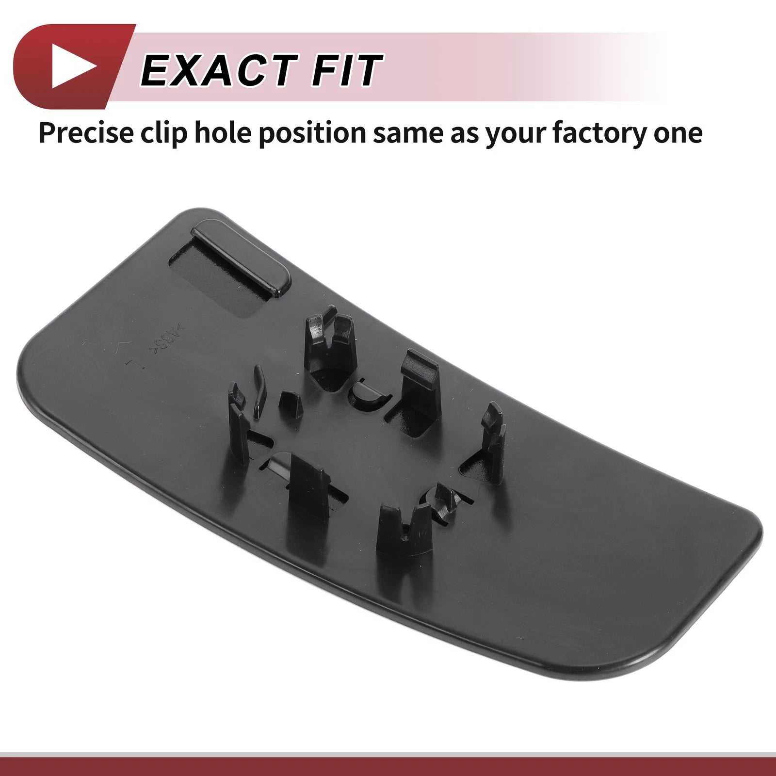 Left Driver Side Mirror Glass Replacement for Ford F150 (Non-Heated)