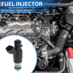 Fuel Injector No. 16600-AE060 for Nissan Altima SE (2002–2004) 1 Pc Deep Gray