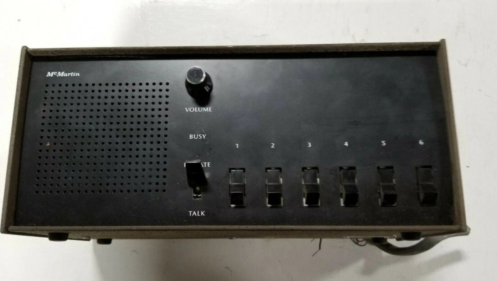 6 Channel Intercom for Vintage McMartin (Untested)