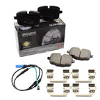 Set of 4 Akebono Euro Ultra Rear Ceramic Brake Pads for BMW G30 G11 F91 Alpina B7