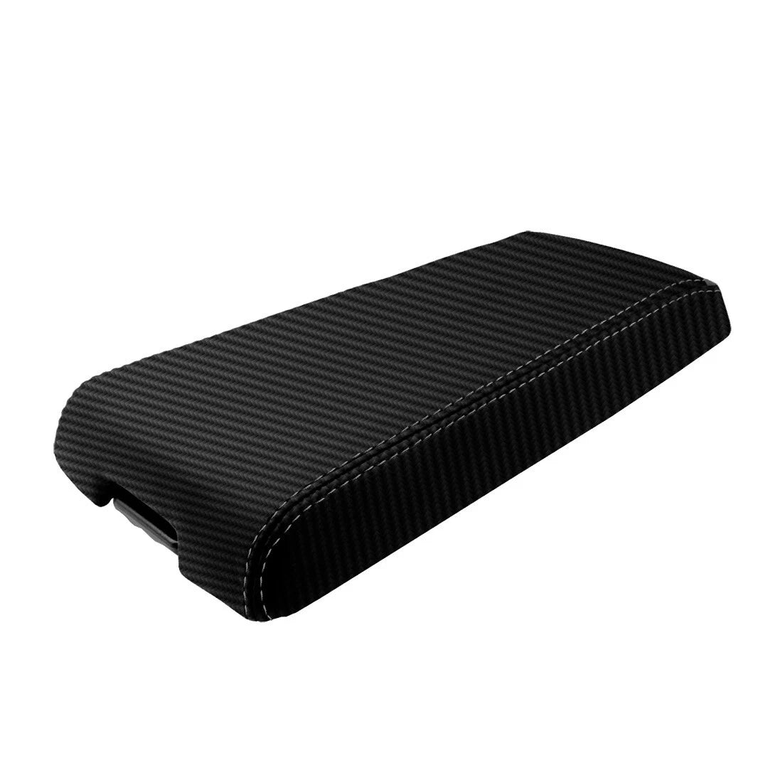 PVC Carbon Fiber Console Armrest Cover for Dodge Nitro (2007–2011)