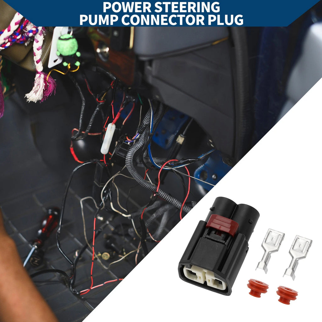 2 Pin Power Steering Pump Connector Plug for Mercedes Benz 