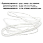 2m Loop Side Pulley Chain Beadchain for Roller Blind Shade (Chain Only)