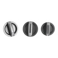 3 x Heater Fan Control Knob Switches for Mazda BT-50, Ford Ranger (2005-2011)