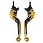 Gold CNC Folding Extendable Brake Clutch Levers for BMW S1000XR (2015–2021)