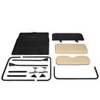 Buff Rear Flip Seat Kit for Club Car Precedent Golf Cart (2004–Present)